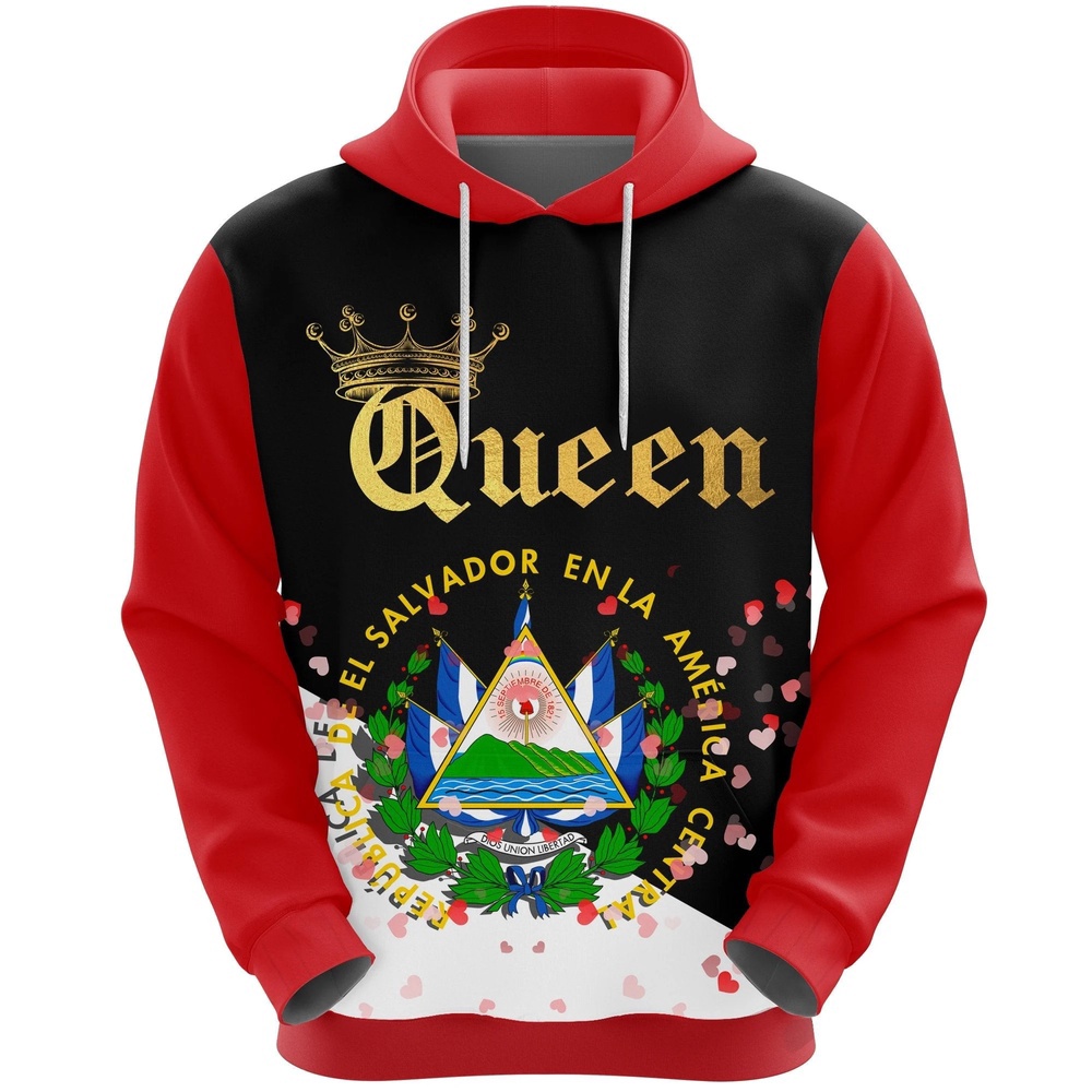 Valentines Day Hoodie, El Salvador Queen Valentine Hoodie Valentines Day Hoodie, El Salvador Queen Valentine Hoodie