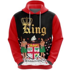 Valentines Day Hoodie, Fiji King Valentine Hoodie&hellip;