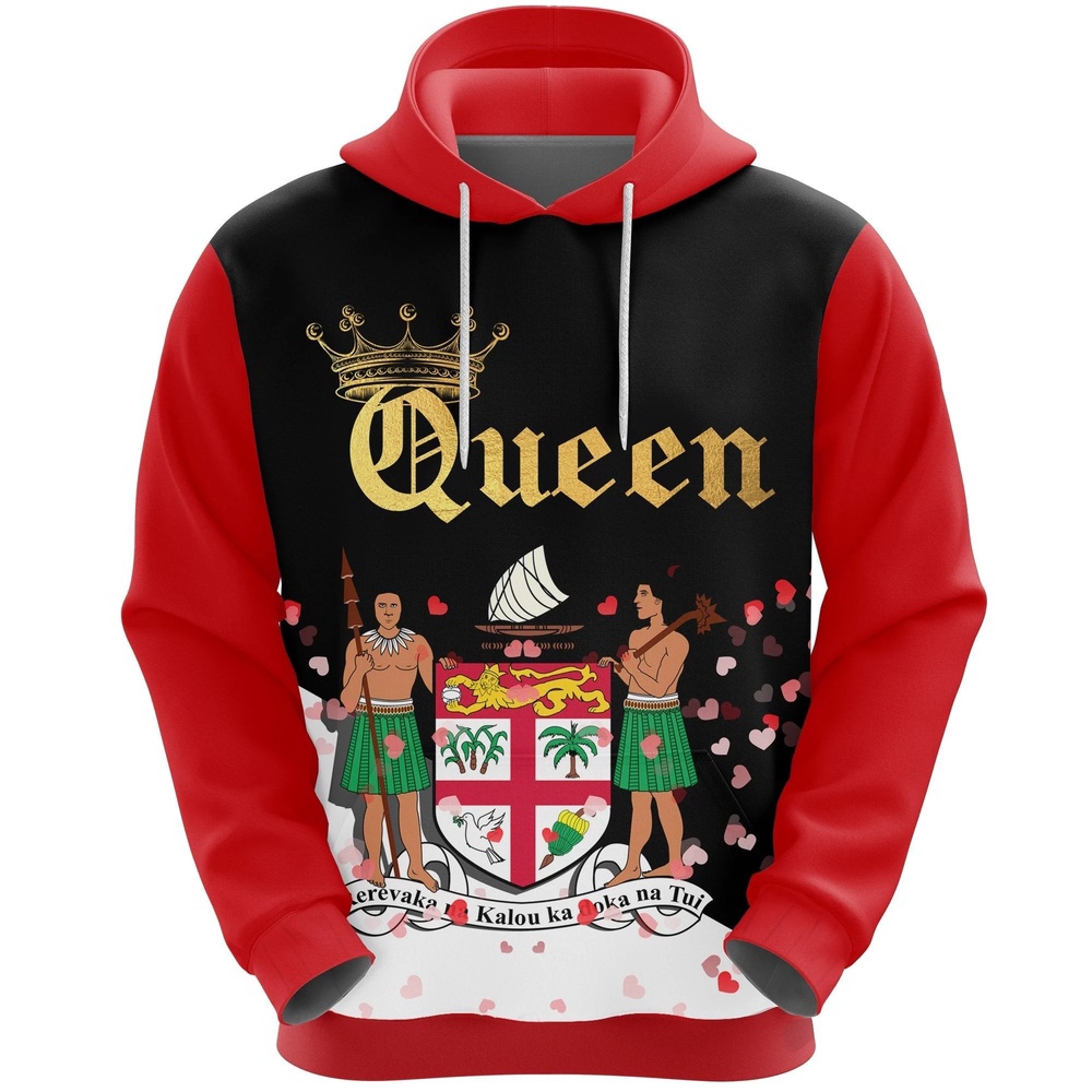 Valentines Day Hoodie, Fiji Queen Valentine Hoodie Valentines Day Hoodie, Fiji Queen Valentine Hoodie