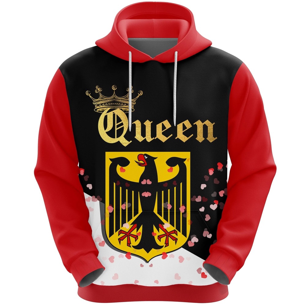 Valentines Day Hoodie, Germany Queen Valentine Hoodie All Over Print