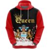 Valentines Day Hoodie, Guyana King Valentine 3D Hoodie