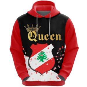 Valentines Day Hoodie, Lebanon Queen Valentine 3D&hellip;