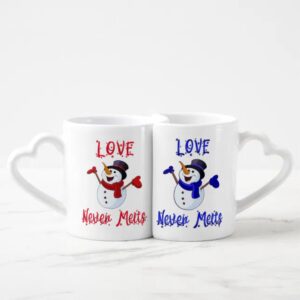 Vanlentine Heart Shaped Mug Set, Love Never&hellip;
