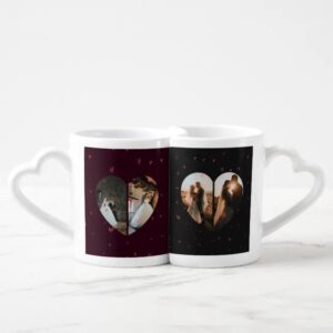 Vanlentine Heart Shaped Mug Set, Lovely Custom&hellip;