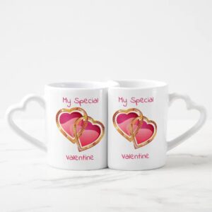Vanlentine Heart Shaped Mug Set, Valentines Day&hellip;