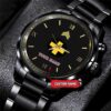 Army Watch, Army 32Th Infantry Division Custom Black Fashion Watch Proudly Served Gift, Military Watches, Us Army Watch
