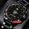 Army Watch, Army 35Th Signal Brigade Custom Black Fashion Watch Proudly Served Gift, Military Watches, Us Army Watch