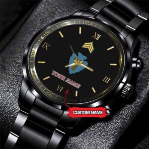 Army Watch Army 36Th Infantry Division Custom Black Fashion Watch Proudly Served Gift Military Watches Us Army Watch dv96yc.jpg