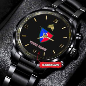 Army Watch Army 38Th Infantry Division Custom Black Fashion Watch Proudly Served Gift Military Watches Us Army Watch eumwdt.jpg