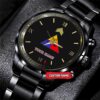 Army Watch, Army 51Th Infantry Division Custom Black Fashion Watch Proudly Served Gift, Military Watches, Us Army Watch