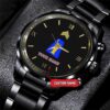 Army Watch, Army 76Th Infantry Division Custom Black Fashion Watch Proudly Served Gift, Military Watches, Us Army Watch