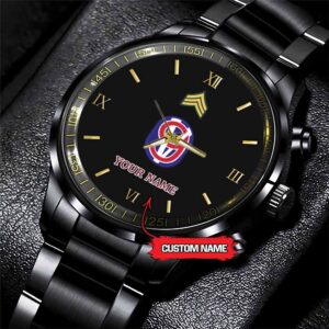 Army Watch Army 95Th Infantry Division Custom Black Fashion Watch Proudly Served Gift Military Watches Us Army Watch bj59wr.jpg