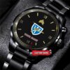 Army Watch, Army 96Th Sustainment Brigade Custom Black Fashion Watch Proudly Served Gift, Military Watches, Us Army Watch