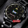 Army Watch, Army 98Th Infantry Division Custom Black Fashion Watch Proudly Served Gift, Military Watches, Us Army Watch