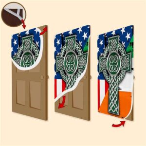 Celtic Cross Irish Saint Patrick s Day Door Cover St Patrick s Day Door Cover St Patrick s Day Door Decor 3 aiednx.jpg