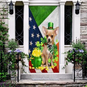 Chihuahua Door Cover, St Patrick’s Day Door&hellip;