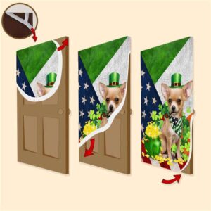 Chihuahua Door Cover St Patrick s Day Door Cover St Patrick s Day Door Decor 3 mjfthv.jpg