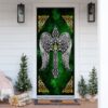 Chocolate Labrador Happy St Patrick Day Door Cover, St Patrick’s Day Door Cover, St Patrick’s Day Door Decor