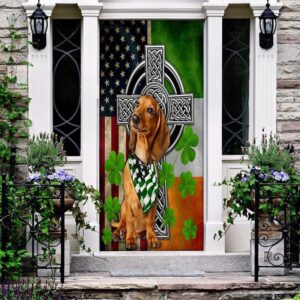 Dachshund Irish Cross Clover St Patrick s Day Door Cover St Patrick s Day Door Cover St Patrick s Day Door Decor 2 svqmbs.jpg