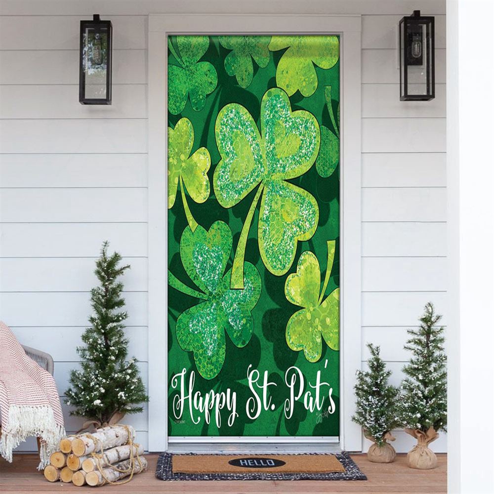 Falling Shamrocks Dura Soft Door Cover, St Patrick’s Day Door Cover, St Patrick’s Day Door Decor Falling Shamrocks Dura Soft Door Cover, St Patrick’s Day Door Cover, St Patrick’s Day Door Decor