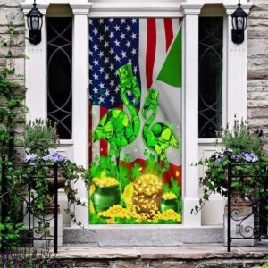 Flamingo Door Cover, St Patrick’s Day Door&hellip;