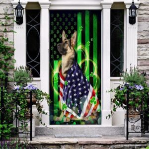 German Shepherd Door Cover, St Patrick’s Day&hellip;