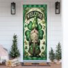 Gnome St Patrick’s Day Door Cover, St Patrick’s Day Door Cover, St Patrick’s Day Door Decor