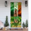 Golden Retriever Door Cover, St Patrick’s Day Door Cover, St Patrick’s Day Door Decor