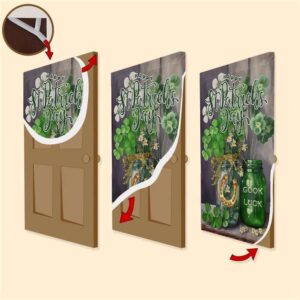 Good Luck Blessed Door Cover Gift For Horse Lovers St Patrick s Day Door Cover St Patrick s Day Door Decor 3 tguenu.jpg