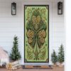 Green Gnome Brings Beer Door Cover, St Patrick’s Day Door Cover, St Patrick’s Day Door Decor