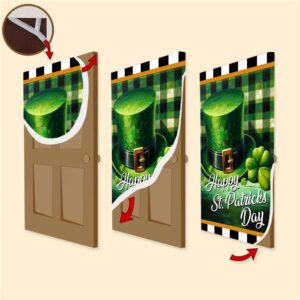 Happy Lucky Hat Door Cover St Patrick s Day Door Cover St Patrick s Day Door Decor 3 e01jdj.jpg