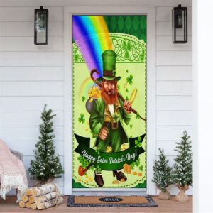 Happy Patrick’s Day Leprechaun Door Cover, St&hellip;