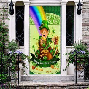 Happy Saint Patrick Day Leprechaun Door Cover,&hellip;