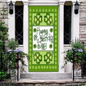 Happy St Patrick’s Day Door Cover, St&hellip;