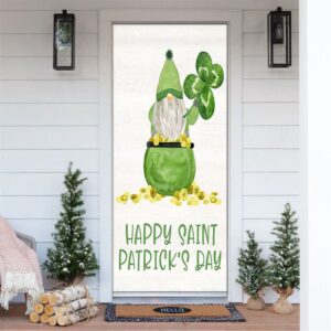 Happy St Patrick’s Day Gnome Door Cover,&hellip;