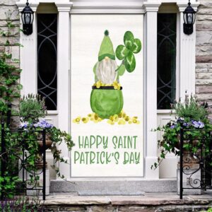 Happy St Patrick’s Day Gnome Door Cover,&hellip;