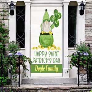 Happy St Patrick’s Day Gnome Personalized Door&hellip;