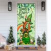 Happy St Patricks Day Irish American Leprechaun Door Cover, St Patrick’s Day Door Cover, St Patrick’s Day Door Decor