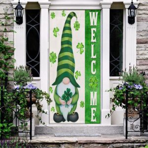 Irish Gnome Welcome Door Cover, St Patrick’s&hellip;