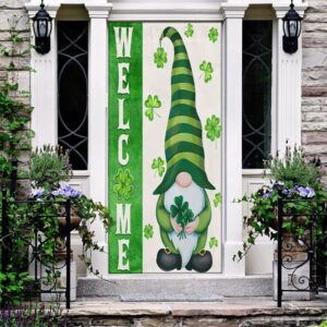 Irish Gnome Welcome Door Cover, St Patrick’s&hellip;