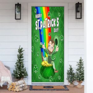 Leprechaun Rainbow Door Cover, St Patrick’s Day&hellip;