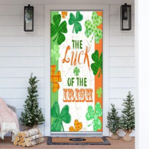Luck of the Irish Clovers Door Cover,&hellip;