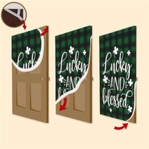 Lucky And Blessed St Patricks Day Shamrock&hellip;