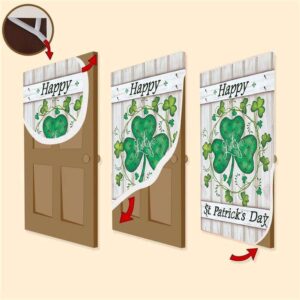 Lucky Clovers Happy St Patrick s Day Door Cover St Patrick s Day Door Cover St Patrick s Day Door Decor 3 xtq0pt.jpg