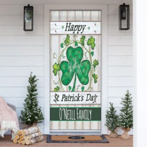 Lucky Clovers Happy St Patrick’s Day Personalized&hellip;