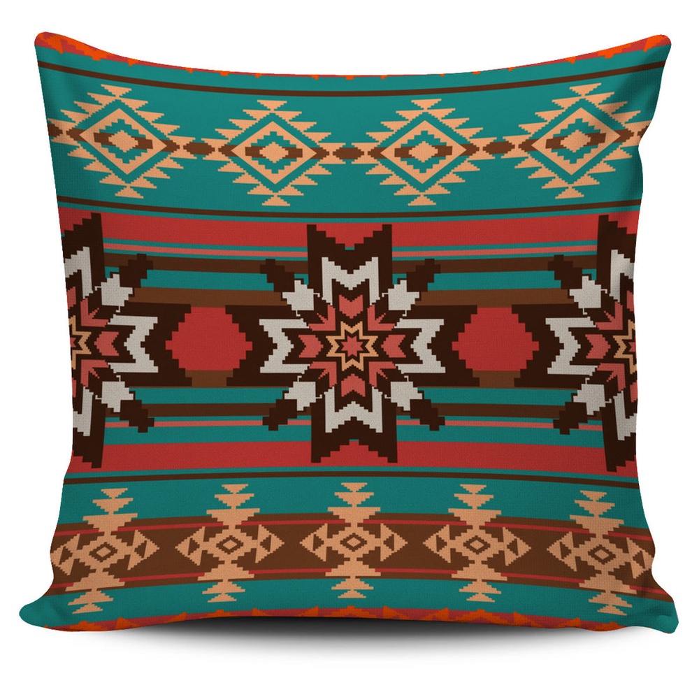 Native American Pillow Case, Ethnic Ornament Seamless Pillow Covers, Native American Pillow Covers Native American Pillow Case, Ethnic Ornament Seamless Pillow Covers, Native American Pillow Covers