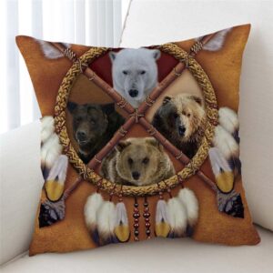 Native American Pillow Case Lion Tiger Leopard Dreamcatcher Native American Pillow Cover Native American Pillow Covers 3 awditx.jpg