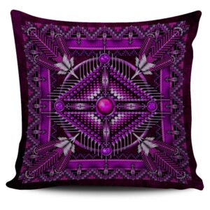 Native American Pillow Case, Naumaddic Arts Purple&hellip;