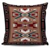 Native American Pillow Case, Naumaddic Arts Purple Pillow Covers, Native American Pillow Covers