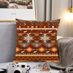 Native American Pillow Case, Pattern With Birds&hellip;